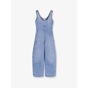 Alaia Women Round Denim Jumpsuit